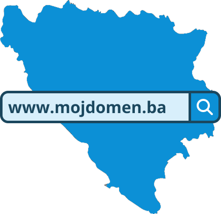 Map of Bosnia & Herzegovina with search bar